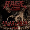 MONTAG EINSENDESCHLUSS: .rcn präsentiert: RAGE, MI. 14.12.2016, HIRSCH-NBG.