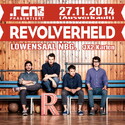 DEMNÄCHST EINSENDESCHLUSS: .rcn präsentiert: REVOLVERHELD, DO. 27.11.2014, LÖWENSAAL-NBG.