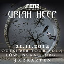 DEMNÄCHST EINSENDESCHLUSS: URIAH HEEP, FR. 21.11. 2014, NBG.-LÖWENSAAL