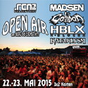 MORGEN EINSENDESCHLUSS: .rcn präsentiert: OPEN AIR AM BERG, 22. UND 23.05.2015, EICHSTÄTT