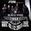 HEUTE EINSENDESCHLUSS: .rcn präsentiert BLACK STAR RIDERS, DO. 03.12.2015, NBG. HIRSCH