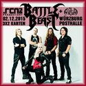 MORGEN EINSENDESCHLUSS: .rcn präsentiert: BATTLE BEAST, MI. 02.12.2015 WÜRZBURG-POSTHALLE