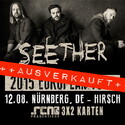 AUS DIE MAUS: SEETHER KONZERT (.rcn präsentiert) IM HIRSCH AUSVERKAUFT!