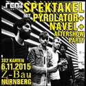 DEMNÄCHST EINSENDESCHLUSS: .rcn präsentiert: SPEKTAKEL, FR. 06.11.2015, NBG-Z-BAU