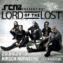 DEMNÄCHST EINSENDESCHLUSS: .rcn präsentiert: LORD OF THE LOST, SO. 20.09.2015, HIRSCH-NBG.