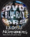 .rcn empfiehlt ZUM WOCHENENDE: FILM-DVD-BLURAY-BÖRSE, SONNTAG 13.09.2015, MEISTERSINGERHALLE, NÜRNBERG AB 11 UHR