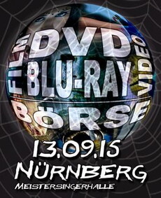 .rcn empfiehlt ZUM WOCHENENDE: FILM-DVD-BLURAY-BÖRSE, SONNTAG 13.09.2015, MEISTERSINGERHALLE, NÜRNBERG AB 11 UHR